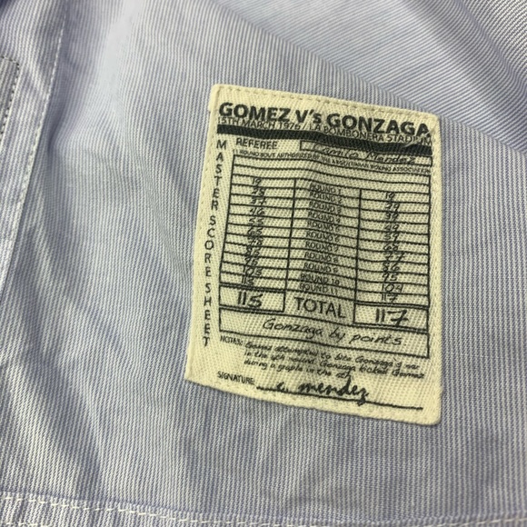 Zanerobe Australia Button Front Shirt Blue Large - Picture 10 of 15